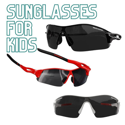 VeloChampion Children's Warp Cycling Sunglasses - Available in 3 colours - Suitable for Active Kids