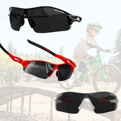 VeloChampion Children's Warp Cycling Sunglasses - Available in 3 colours - Suitable for Active Kids