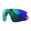 Customisable Missile cycling sunglasses green revo lens | VeloChampion