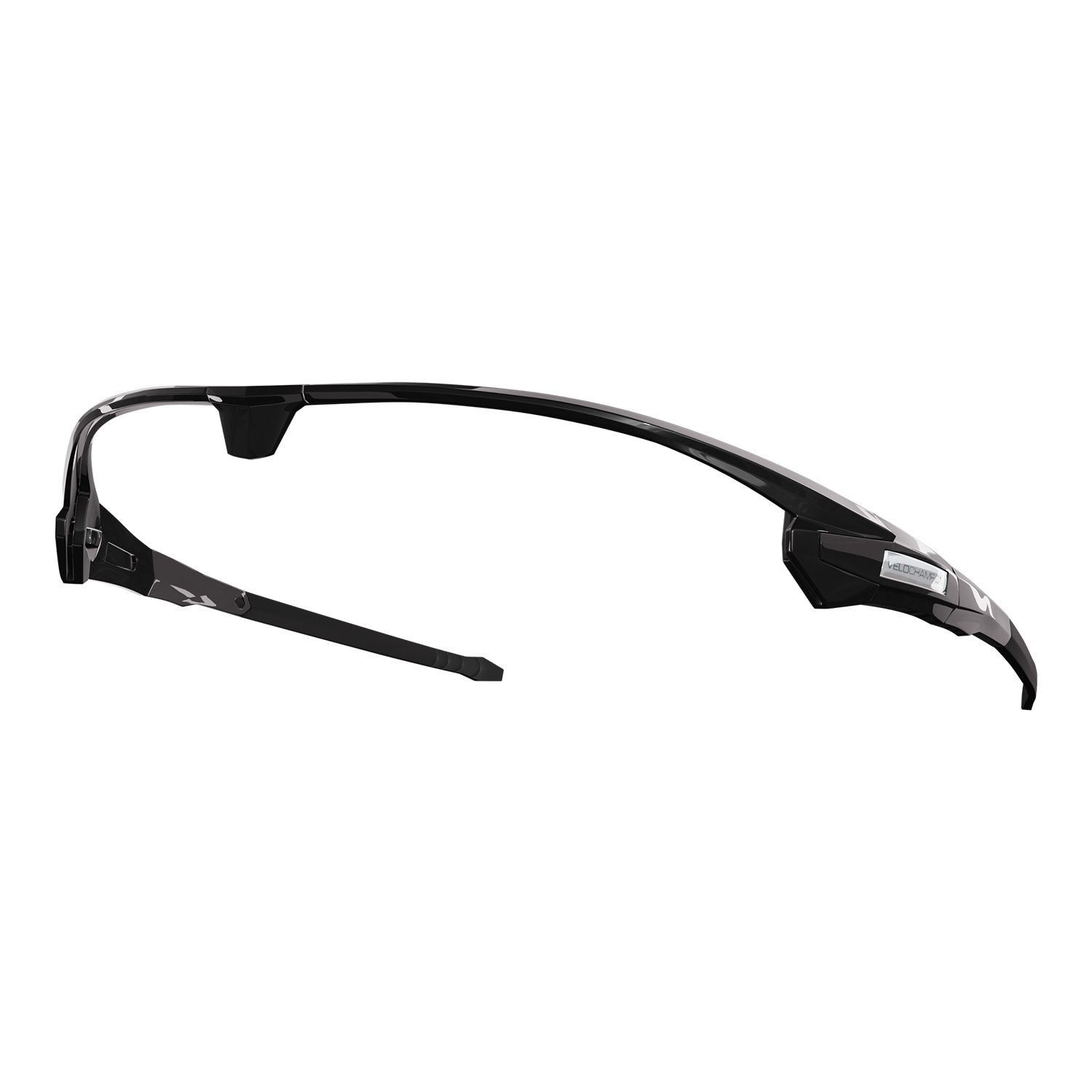 Customisable Missile cycling sunglasses black frame | VeloChampion