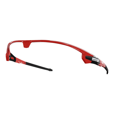 Customisable Missile cycling sunglasses red frame | VeloChampion