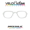 Optical lens adaptor for Hypersonic and Missile custom cycling sunglasses | VeloChampion