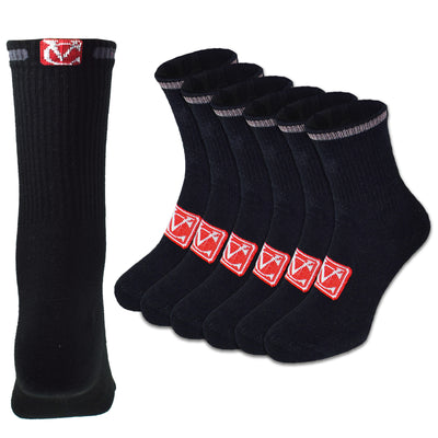 VeloChampion VC Black Wool Sports Socks  - 3 pack