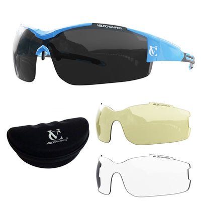 Vortex Cycling Sunglasses Bundle (Frame, 2 Lenses & Case)