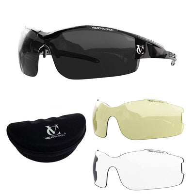 Vortex Cycling Sunglasses Bundle (Frame, 2 Lenses & Case)