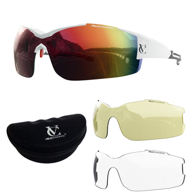 Vortex Cycling Sunglasses Bundle (Frame, 2 Lenses & Case)