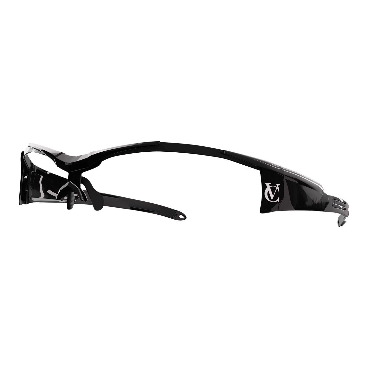 Vortex customisable cycling glasses black frame | VeloChampion
