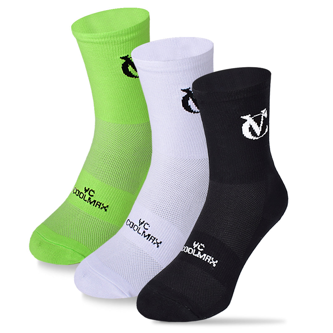 VeloChampion VC Breathable Coolmax Sports Socks - 3 Pack