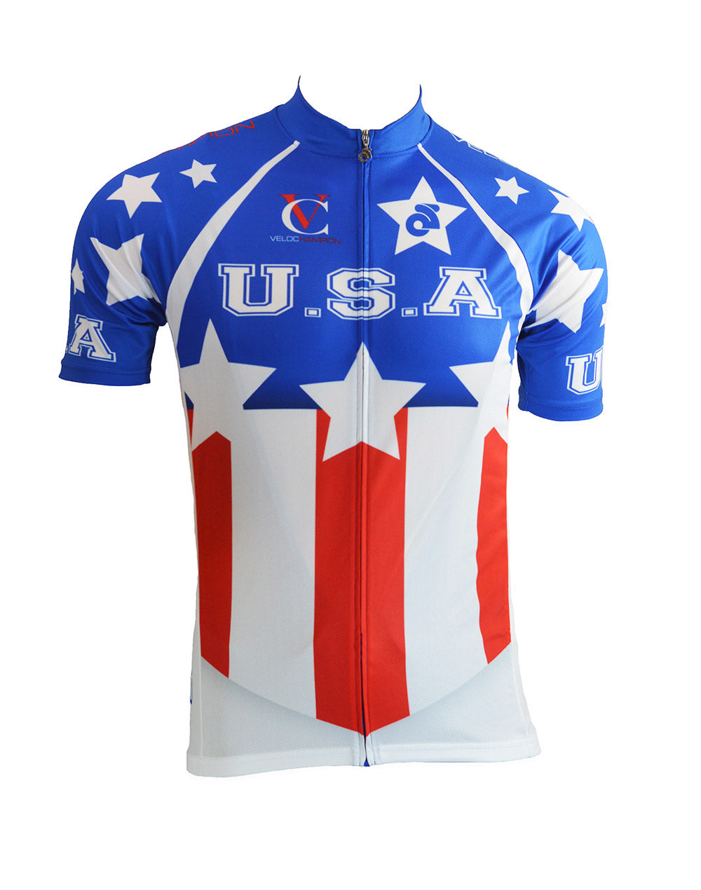 VeloChampion Short Sleeve USA Club Cut Jersey - Velochampion