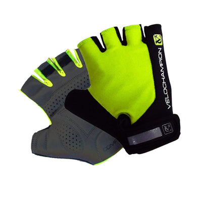 Summer Cycling Race Gloves - in Black, Blue, Red or Fluoro Yellow